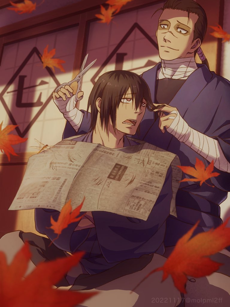 molpml2ff's tweet photo. knbnワンドロお題「秋」とのことなので秋絵再掲 https://t.co/PN9x7jsmpq