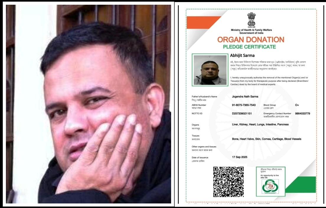 It's a privilege for ROTTO Guwahati- Dr. Abhijit Sarma , Nodal Officer  ROTTO Guwahati , GMCH has pledged on 17th September,2025. 
Every pledge is a pledge to equality, dignity and hope.