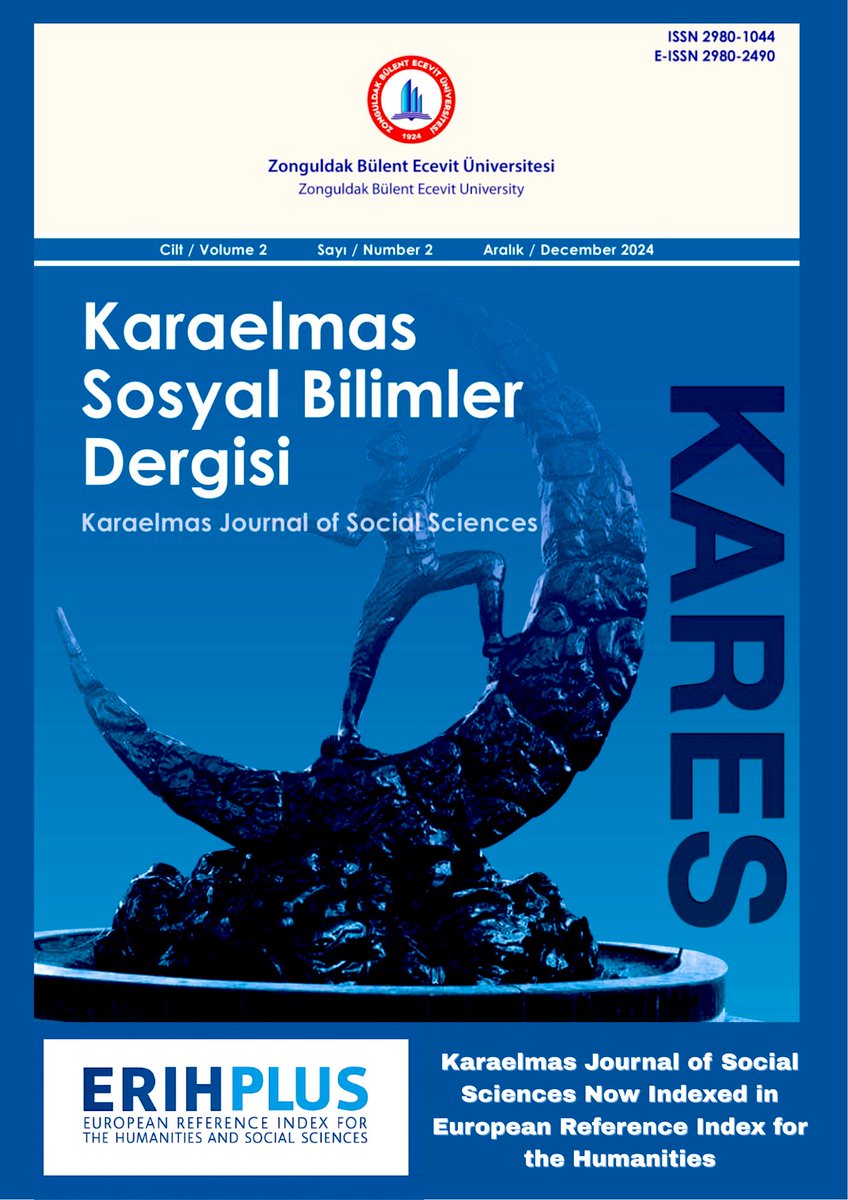#KARES şimdi de Uluslararası Alan İndeksi olan ERIH PLUS’ta taranmaya başlamıştır.📖 Bilimsel niteliği ve uluslararası görünürlüğü artırma hedefimiz yolunda bu önemli başarı, hepimizin emeğinin bir yansımasıdır.  🌍✍️

#academicjournal #research 📝

<a href="/ihozolcer/">Prof. Dr. İsmail Hakkı ÖZÖLÇER 🇹🇷</a>  <a href="/beunedutr/">Zonguldak Bülent Ecevit Üniversitesi</a>