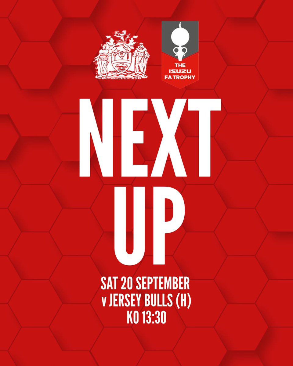 Harrow Borough F.C. (@harrowborolive) on Twitter photo ๐๏ธ ๐ง๐ผ๐บ๐ผ๐ฟ๐ฟ๐ผ๐
We host <a href="/JerseyBullsFC/">JerseyBullsFC</a> in the
๐ FA Trophy Second Qualifying Round.
Please note the kick off time.
๐ซ ยฃ12 | ยฃ8 | ยฃ2 | Free
๐ง Live commentary also available: harrow-borough.mixlr.com/events
#UpTheBoro ๐๏ธ ๐ง๐ผ๐บ๐ผ๐ฟ๐ฟ๐ผ๐
We host <a href="/JerseyBullsFC/">JerseyBullsFC</a> in the
๐ FA Trophy Second Qualifying Round.
Please note the kick off time.
๐ซ ยฃ12 | ยฃ8 | ยฃ2 | Free
๐ง Live commentary also available: harrow-borough.mixlr.com/events
#UpTheBoro