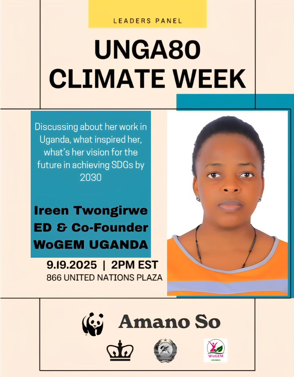 I was deeply honored to serve as a panelist during the #UNA80 Climate Week, where passionate voices came together to shape conversations around climate action, sustainability, and inclusive development. #FemnistJustEnergyTransition #ClimateFinance #ClimateJustice 
<a href="/WGC_Climate/">Women & Gender Constituency</a>
