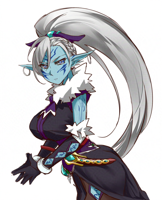 俺の青肌エルフを見てくれ!!!
エルメリダ(EL:Melida)
#DirXaARlia 