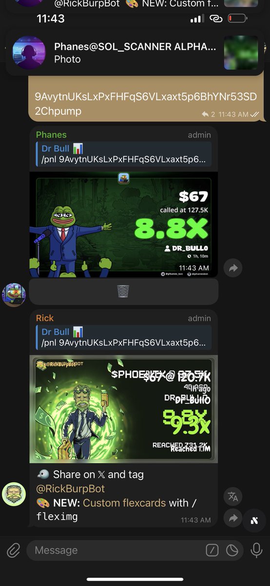 8.8X profit on $67

SENDING UP🚀
#SOLANA🧑‍💻

9AvytnUKsLxPxFHFqS6VLxaxt5p6BhYNr53SD2Chpump