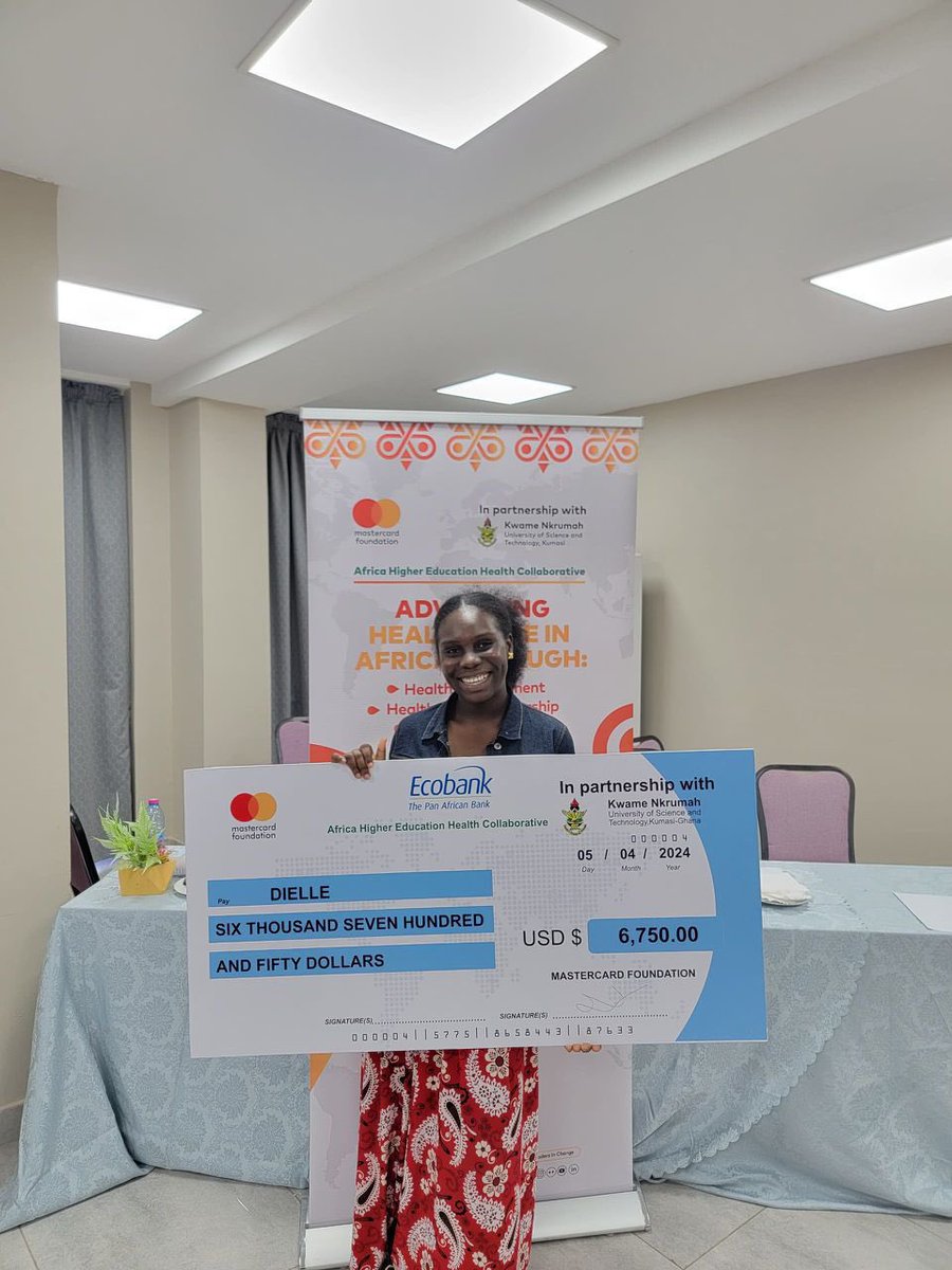 Congratulations to Dielle from YGE Cohort 3 for securing $6,750 from Mastercard Foundation’s Sustainable Business Start-up, under the Mastercard Health Collaborative. 

A great step toward building a stronger green business future!

#YGE