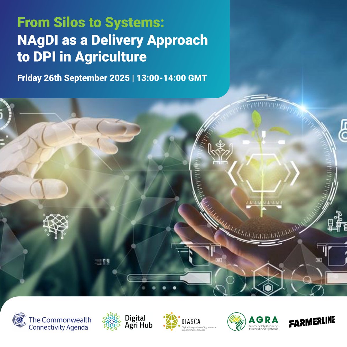 The Digital Agri Hub (@d4ag_) on Twitter photo 💡From silos to systems
<a href="/D4Ag_/">The Digital Agri Hub</a> & <a href="/commonwealthsec/">The Commonwealth</a> invite you to an upcoming eConversation on facilitating coordinated, accessible #agricultural #data systems | #NAgDI.
Join the opening webinar on 26/9 at 1-2PM GMT ➡️ tinyurl.com/23fgvq5n
Join the eCon starting on 29/9 ➡️ 💡From silos to systems
<a href="/D4Ag_/">The Digital Agri Hub</a> & <a href="/commonwealthsec/">The Commonwealth</a> invite you to an upcoming eConversation on facilitating coordinated, accessible #agricultural #data systems | #NAgDI.
Join the opening webinar on 26/9 at 1-2PM GMT ➡️ tinyurl.com/23fgvq5n
Join the eCon starting on 29/9 ➡️