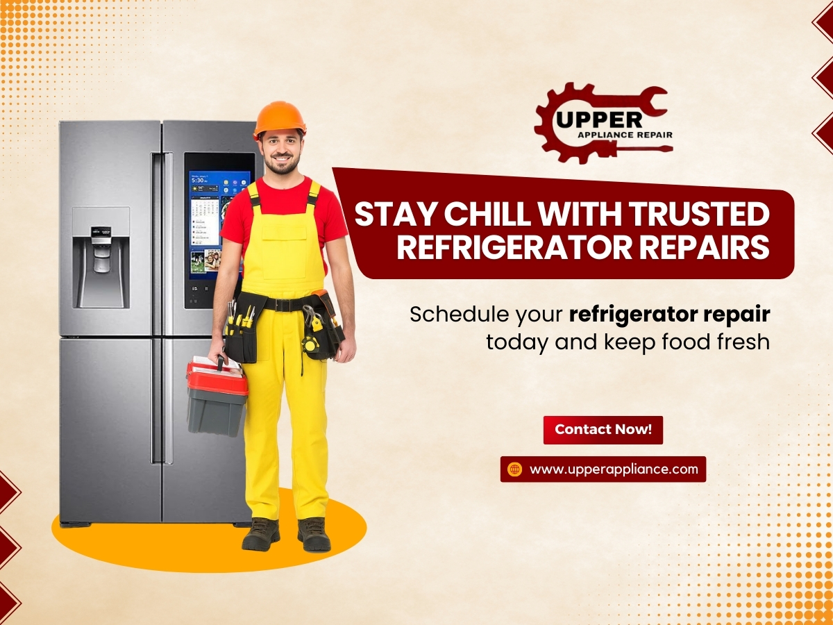 Upperappliance's tweet image. Upper Appliance Repair LLC offers refrigeration repair service in Sanford fixing leaks and cooling issues efficiently.

Phone: +18328880875
Website: upperappliance.com/sanford-fl/ref…
Direction: maps.app.goo.gl/5YahZxs4r4WAc2…

#refrigeratorrepairsanford #fridgerepairservice #appliancerepairexperts