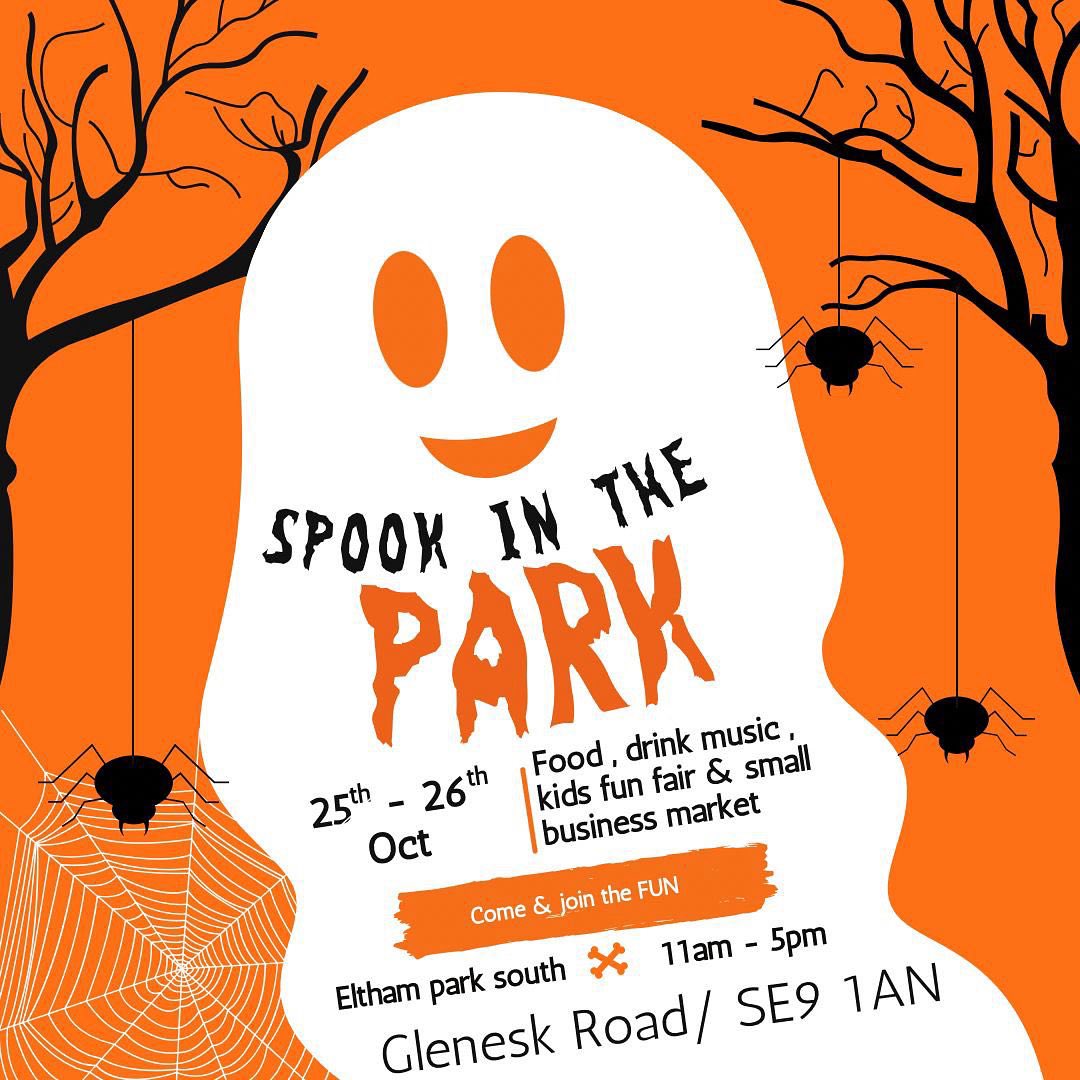 ElthamCafe's tweet photo. 🎃👻 Spook in the Park 2025 👻🎃 - @

with Spook in the Park 👻 🎃 , family friendly  Halloween celebration running from

Saturday 25th &amp; Sunday 26th October 📆 

11am to 5pm each day ⏰ https://t.co/m7bxcUivtI