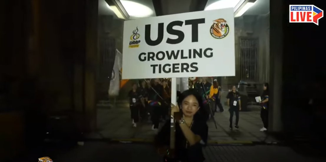 ANG GABING MALIWANAG 🌟

Host UST steps into the opening ceremonies with heads held high, its flag waving with pride for UAAP Season 88.

#LegendsStartHere #UAAPSeason88 #StrengthInMotionHopeInAction