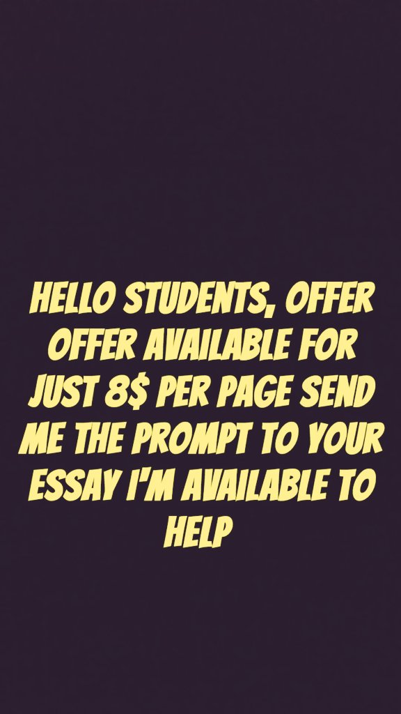HelperHomework4's tweet image. Need help with the following assignments:
Academics
Pay paper
Pay essay
Sociology
Physics
Psychology
Maths
Stats
Anatomy
Chemistry
Analytics
Geometry
Agriculture
Pharmacy
Accounting
Assignment due
Homework due
Excel paper
Engineering
Please DM