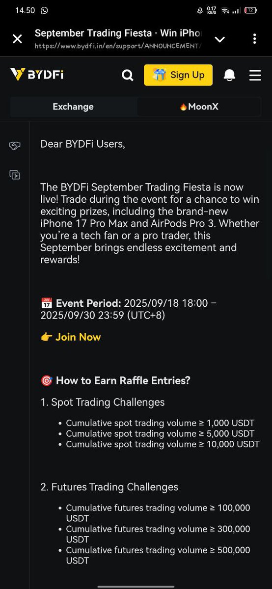 ian190387's tweet photo. @BYDFi By the time it’s obvious, it’s irreversible." Perfect advice for traders. Don't wait until it's too late, join the BYDFi event now! The era of USDT dominance is here, it's time to trade and win. https://t.co/IIyWgRT5ee