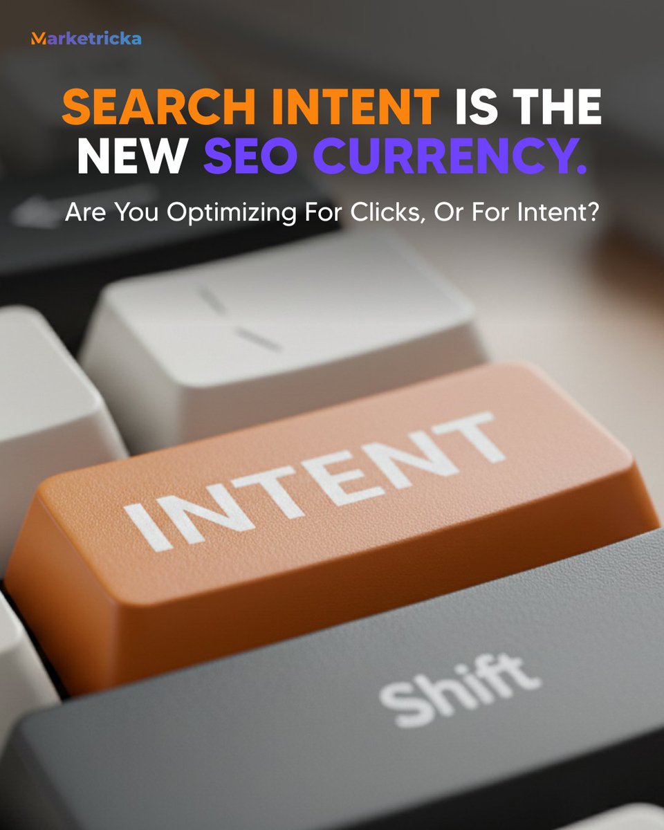 marketricka__'s tweet image. Everyone’s chasing clicks, but the real key to success is search intent.

It’s not about just bringing people to your site; it’s about giving them exactly what they’re looking for.

The question is: are you optimizing for clicks, or for intent?

#searchintent #DigitalMarketing