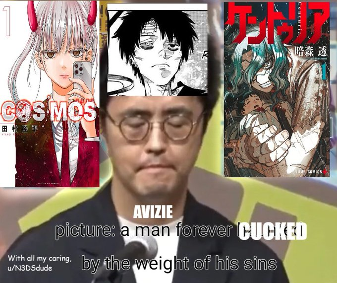 Oomf told me to post this.

Context: Ichi won the manga awards, and Avizrael doesn't own that, so he was shitting on Ichi in his Discord 😭