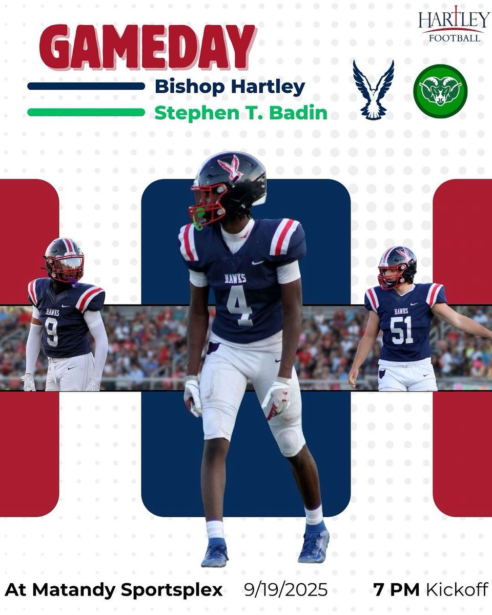 Hawks on the road <a href="/RAMSSPORTS/">Stephen T. Badin High School Athletics</a> tonight.   If you cannot make the trip, here is a link to follow the action. Go Hawks!

youtube.com/live/tO5G_rIw2…