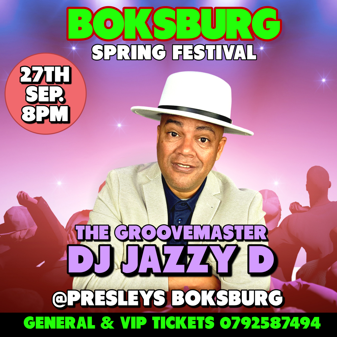Boksburg 27th September at Presleys Boksburg,  Trompies, Reggie Philander Dj Cazzy MR COOL Dj Jazzy D (The GrooveMaster)  Get tickets and Vip Booths here quicket.co.za/events/332139-…