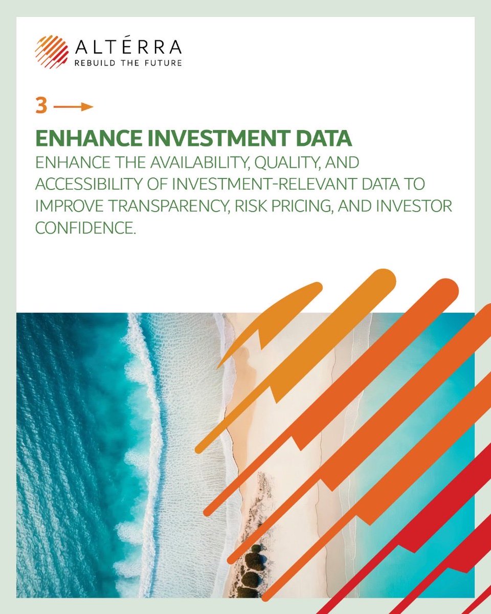 How do we unlock climate investment in the Global South—starting now? Our new white paper lays out pragmatic steps to mobilize private capital at scale &amp; speed. Read more + join us at #ClimateWeekNYC tinyurl.com/4t7jejve #ClimateFinance #BlendedFinance #Alterra
