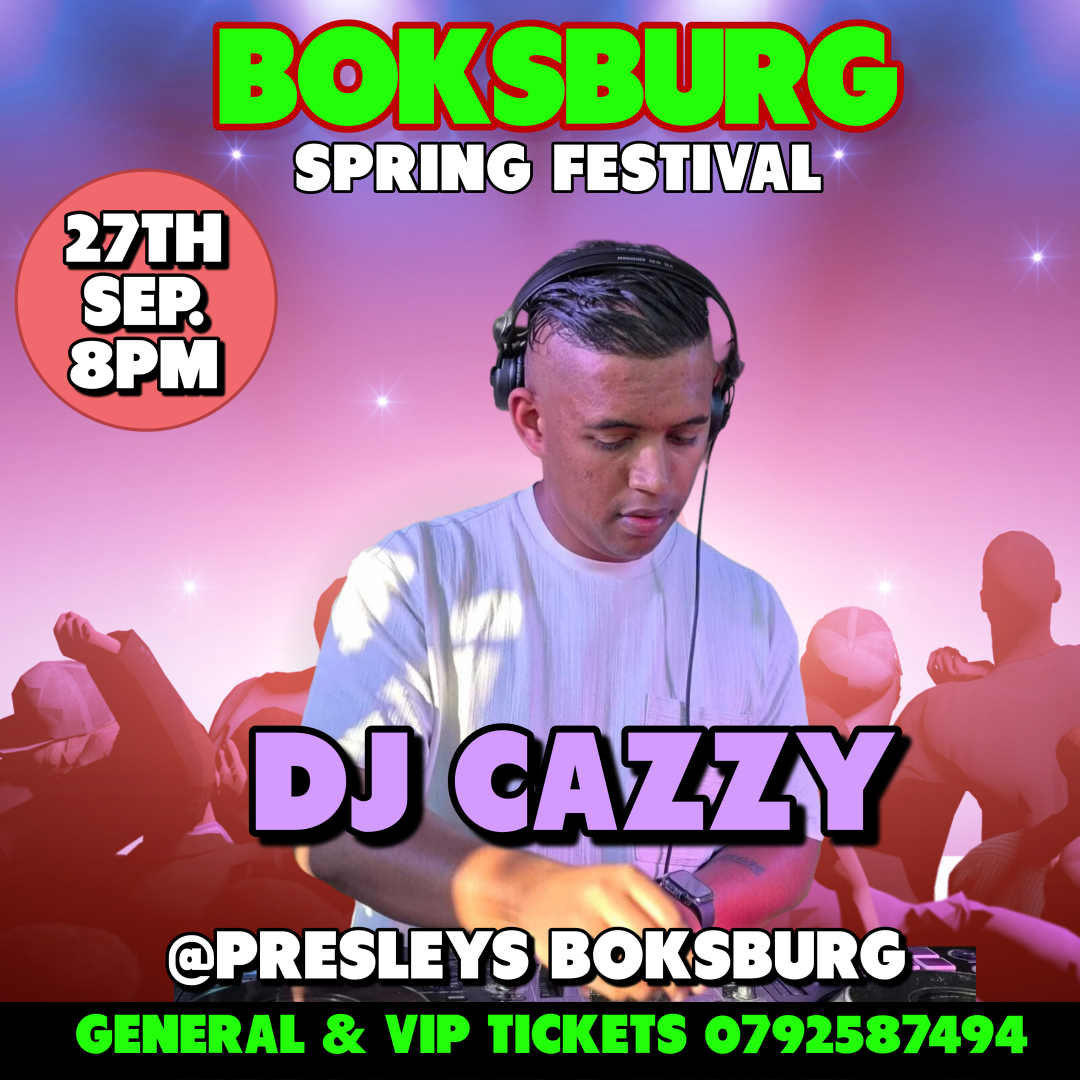 Boksburg 27th September at Presleys Boksburg,  Trompies, Reggie Philander Dj Cazzy MR COOL Dj Jazzy D (The GrooveMaster) 
Get tickets and Vip Booths here
quicket.co.za/events/332139-…