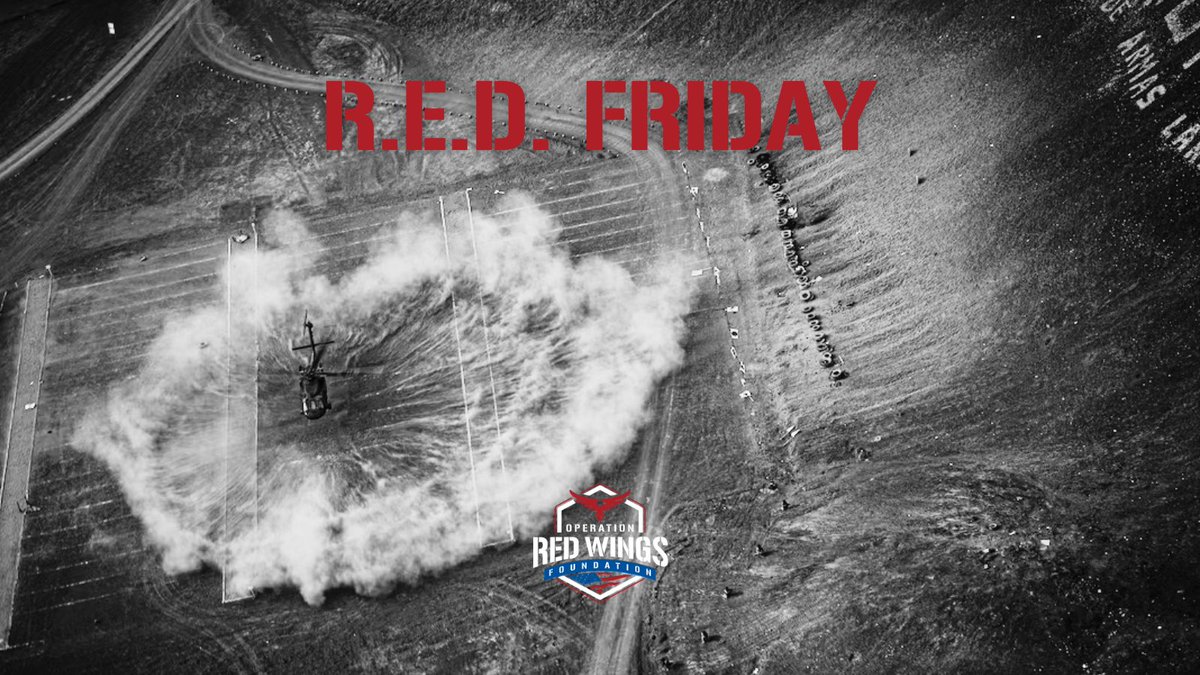 ORW_Foundation's tweet image. Deployed but never alone. Let’s flood timelines with red to remind our troops we stand with them.

#REDFriday #AlwaysRemember