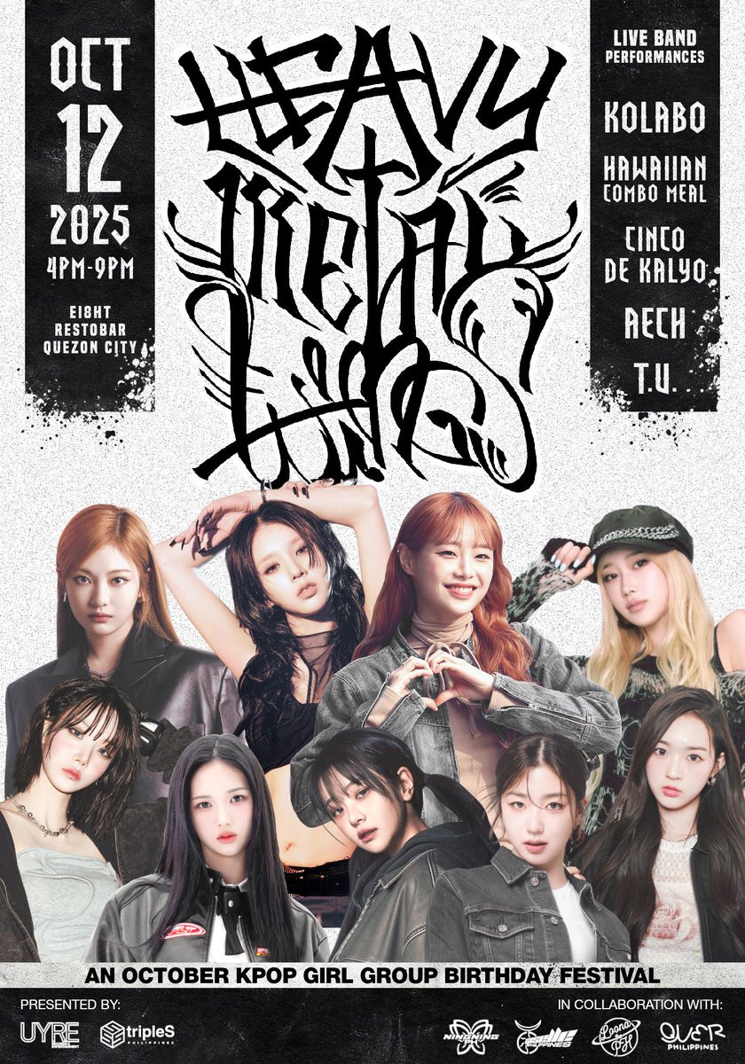 loonatheph's tweet photo. [🎸]

Lay your heavy wings to rest. Celebrate an evening of Rock and Kpop at #HeavyMetalWings 

Register Here: 
https://t.co/LKM1gRRlMU

UY Records &amp; Entertainment
#tripleS #트리플에스 #トリプルS #QWER #ARTMS #아르테미스 #OURII #CHUU #츄 #aespa #æspa #에스파 https://t.co/biJR7WBvRm