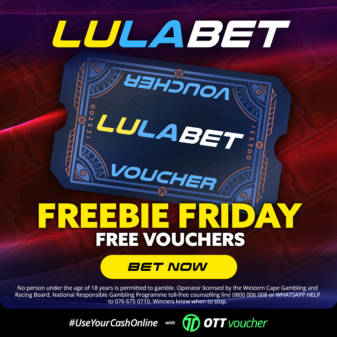 🤑 FREE VOUCHER FRIDAY 🤑

Q: What are the odds for Phil Fodern to Score Anytime vs Arsenal this Sunday? ⚽ 

Find the answer here 👉 bit.ly/4puiN6v

First 10 correct replies win a R10 OTT Voucher. GO! 💙

🔞 18+ Only

#LulaBetFreebieFriday