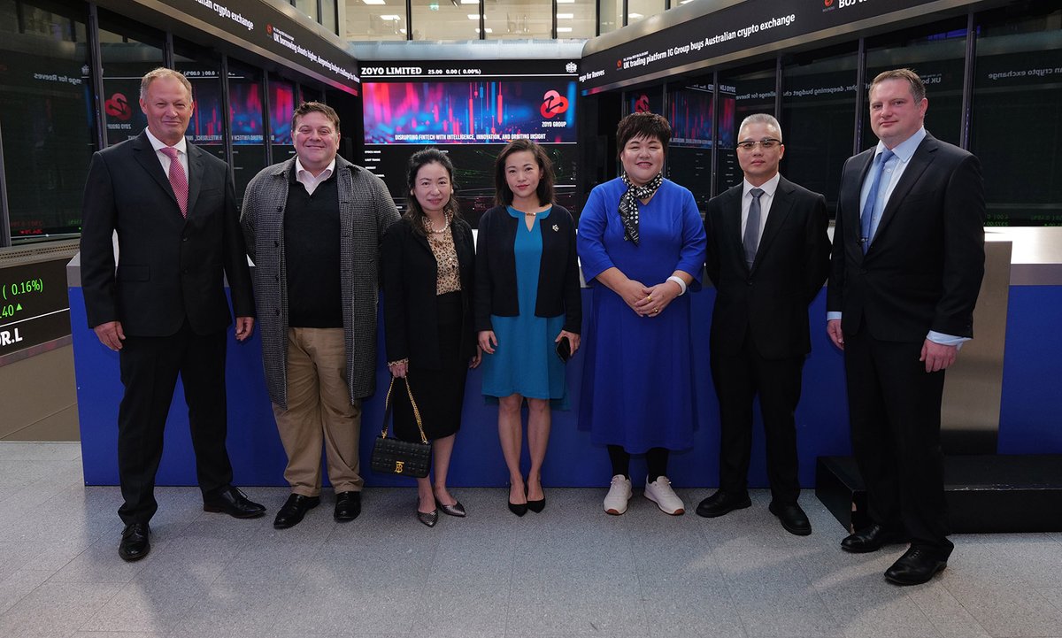 🎉 Welcome Zoyo Limited (ZOYO) to the London Stock Exchange!
This British fintech group is reimagining mobile investing with satellite-powered tech and user-first design. 
Excited to see Zoyo shape the future of everyday investing.📲 lseg.group/3KtM9BP
#MarketOpen #Fintech