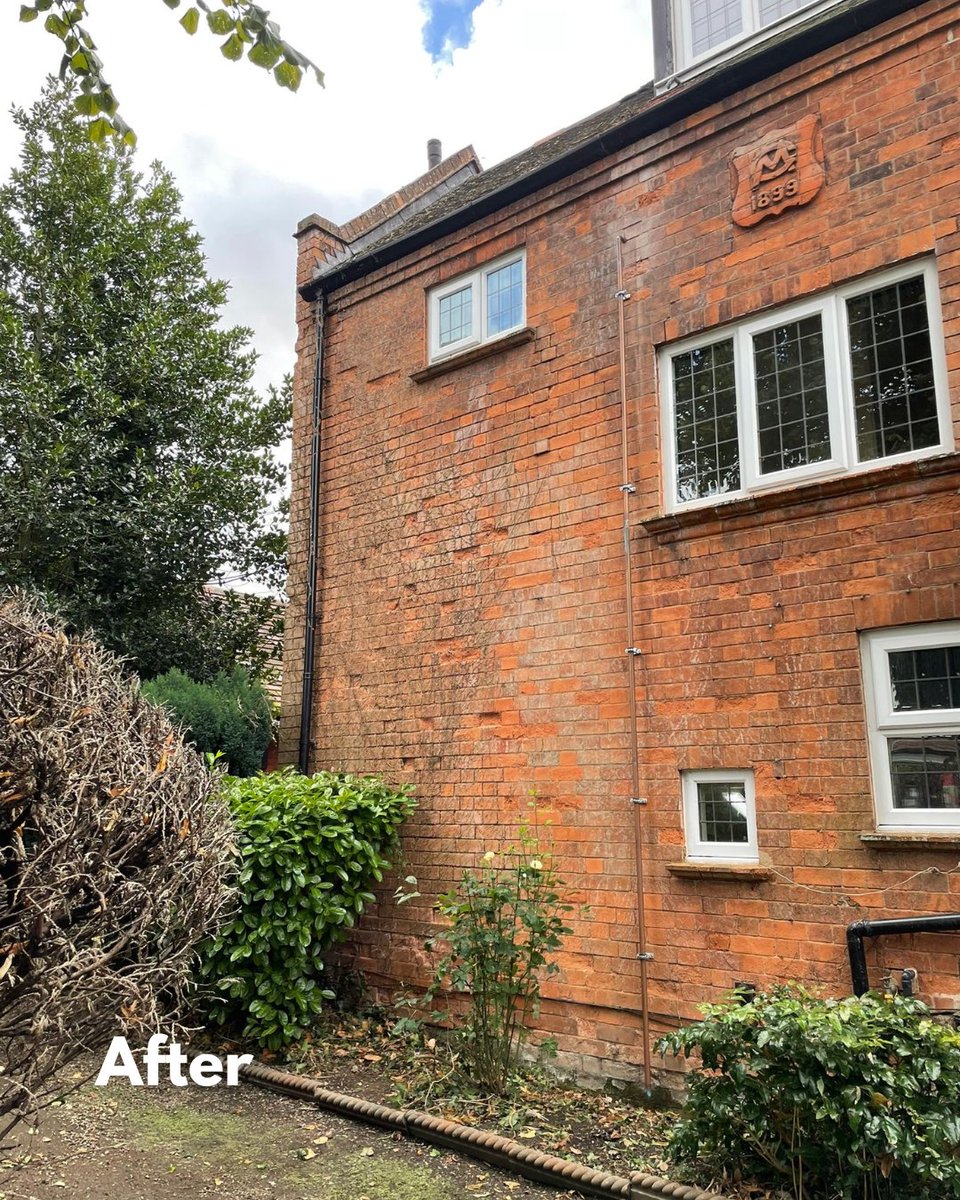 BossBeechwood's tweet image. Ivy removal in action 🌿✨ While it can add character, ivy can also weaken walls, trap moisture, and damage brickwork over time. That’s why professional removal is key to protecting your property. #BeechwoodTeam #TreeSurgery #Landscaping