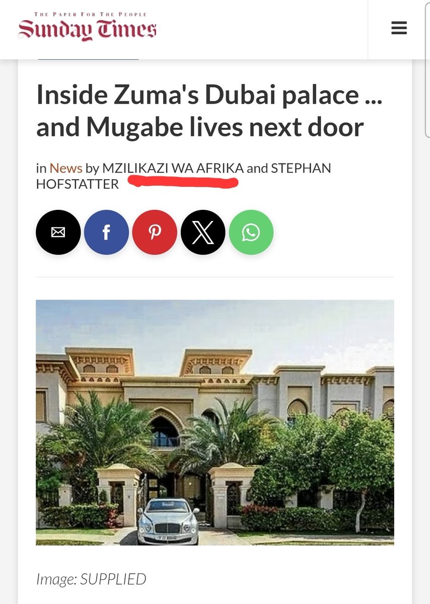 <a href="/IamMzilikazi/">Mzilikazi wa Afrika</a> Did you end up giving President Zuma title deed for this property you claimed he owns in Dubai Sir, or you were diverting attention from the syndicate that Mkhwanazi is talking about?