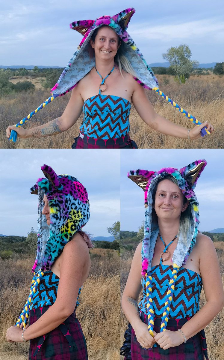 WishkamonTCC's tweet photo. Festival hoods! Cut my teeth on these things long before I was making kigus, and still really enjoy making them! Which one do you like best?
#festivalfashion #festivalhood #ravehood #scood #slowfashion #fuckfastfashion https://t.co/fWIDDYNiNK