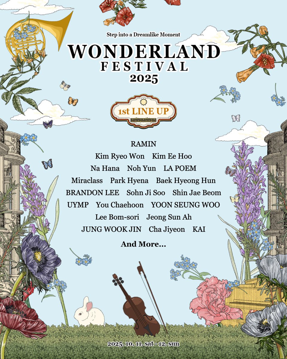 wonderlandfestival_official (@wonderlandfesta) on Twitter photo ๐๐๐๐๐๐๐๐๐๐ ๐
๐๐๐๐๐๐๐ ๐๐๐๐
๐๐ฌ๐ญ ๐๐๐๐-๐๐ *:๏ฝฅ๏พโง*:๏ฝฅ๏พ
๐ ์ผ๋ฆฌ๋ฒ๋ ํฐ์ผ ์คํ : 9์ 22์ผ (์) ์คํ 2์
๐ ์ผ๋ฆฌ๋ฒ๋ ํฐ์ผ : ์์ผ๊ถ 149,000์
๐ ์ผ๋ฐ ํฐ์ผ : ์ผ์ผ๊ถ 135,000์ / ์์ผ๊ถ 169,000์ (์ถํ์คํ)
๐ ์๋งค์ฒ : NOLํฐ์ผ, ํฐ์ผ๋งํฌ(๋ค์ด๋ฒ์์ฝ) ๐๐๐๐๐๐๐๐๐๐ ๐
๐๐๐๐๐๐๐ ๐๐๐๐
๐๐ฌ๐ญ ๐๐๐๐-๐๐ *:๏ฝฅ๏พโง*:๏ฝฅ๏พ
๐ ์ผ๋ฆฌ๋ฒ๋ ํฐ์ผ ์คํ : 9์ 22์ผ (์) ์คํ 2์
๐ ์ผ๋ฆฌ๋ฒ๋ ํฐ์ผ : ์์ผ๊ถ 149,000์
๐ ์ผ๋ฐ ํฐ์ผ : ์ผ์ผ๊ถ 135,000์ / ์์ผ๊ถ 169,000์ (์ถํ์คํ)
๐ ์๋งค์ฒ : NOLํฐ์ผ, ํฐ์ผ๋งํฌ(๋ค์ด๋ฒ์์ฝ)