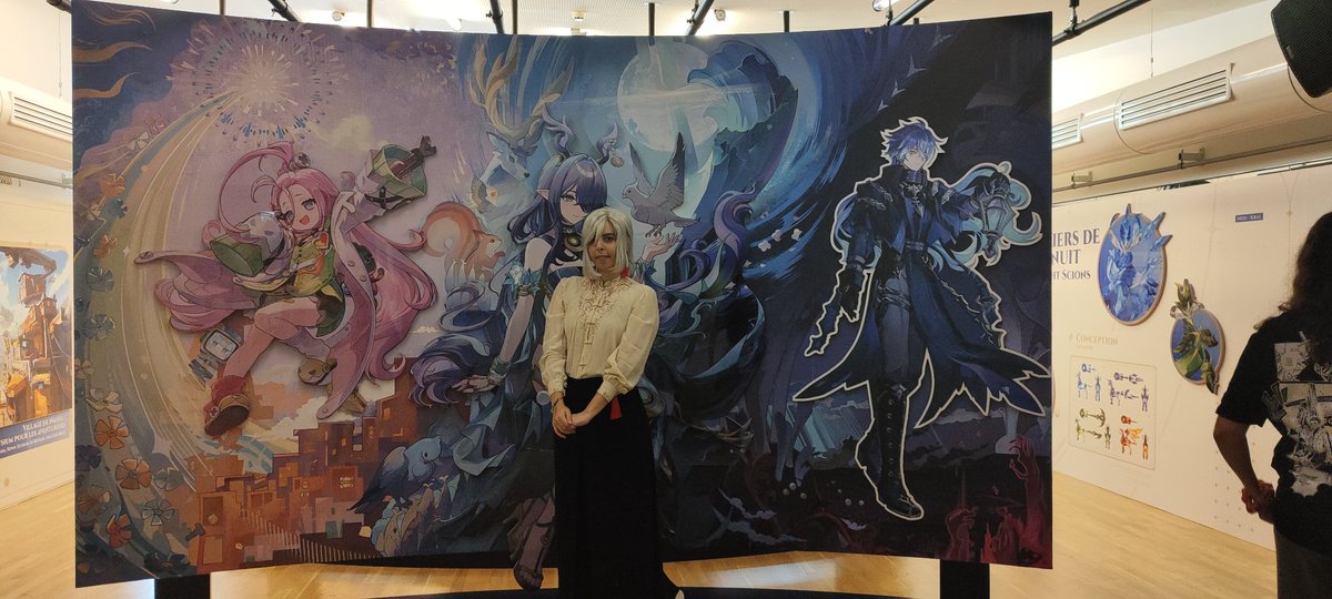 nekobake_desu's tweet photo. SO HAPPY TO HAVE SEEN THIS EXHIBITION!!!! so many cool things, I teared up in the liyue section!! 😭😭

#TeyvatExpo #ItStartsInNodKrai https://t.co/F8T85k492Y