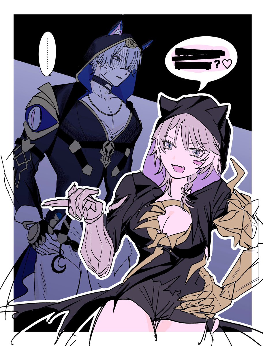 🐈‍⬛🔁🌙 ※女装注意