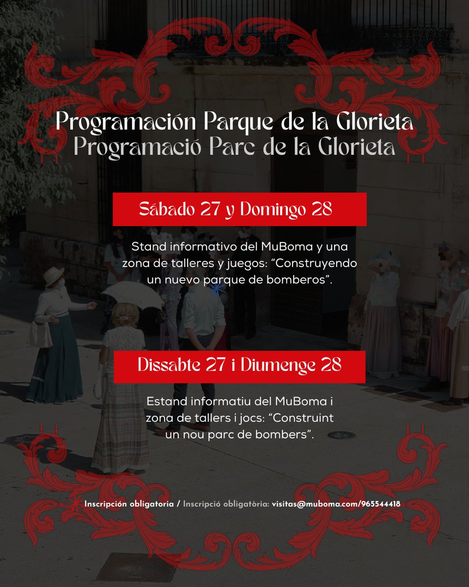 MUBOMA's tweet photo. ✨ Este fin de semana comienza oficialmente en el Muboma la VIII Semana y Feria Modernista✨
El museo se suma un año más a esta cita tan especial en Alcoy. 
Conoce las actividades que tendremos en esta edición. https://t.co/hTl0jxwPeB