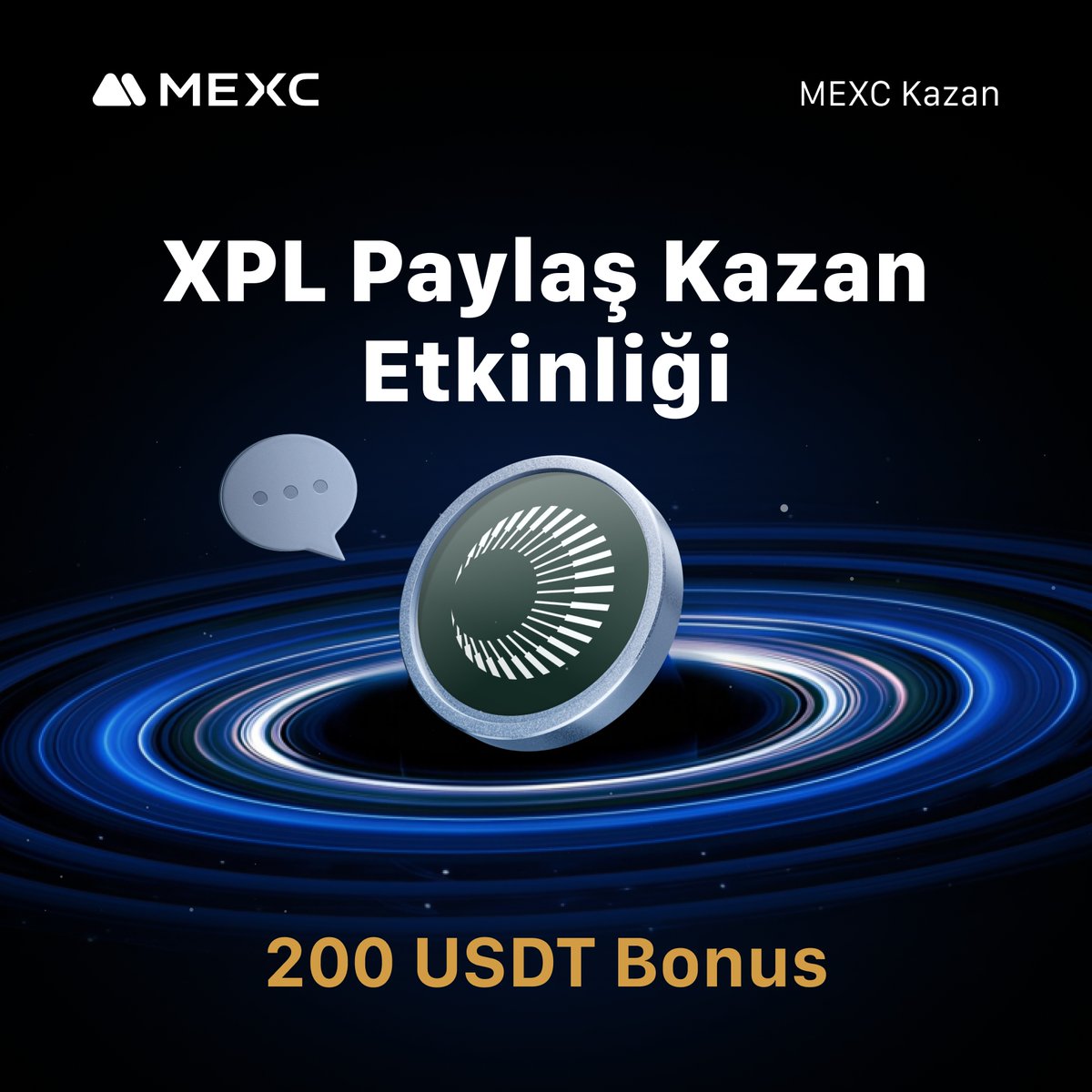 🎉 Paylaş-Kazan Etkinliği 🎉

🚀XPL Launchpad Başladı🚀

💰 200 USDT Vadeli Bonus ödül havuzundan pay kazan!

📝Katılım:mexctr.info/3K9FRY6

XPL Laucnhpad Etkinliği:mexctr.info/4pto2TU

⏰ Son katılım: 25 Eylül