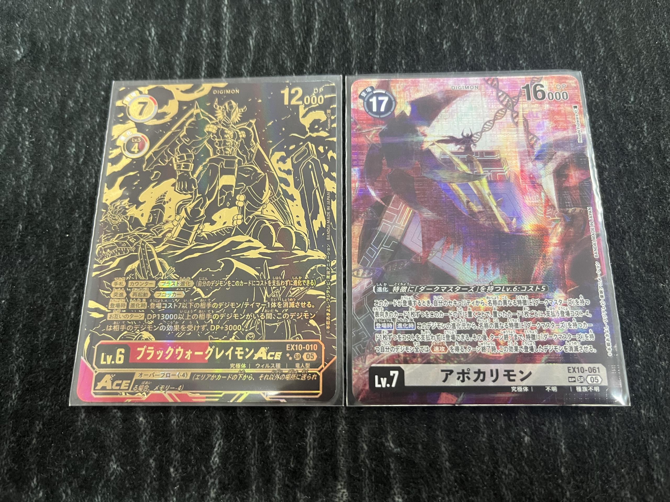 デジモンカード EX10 ブラックウォーグレイモンAce 希少 SP