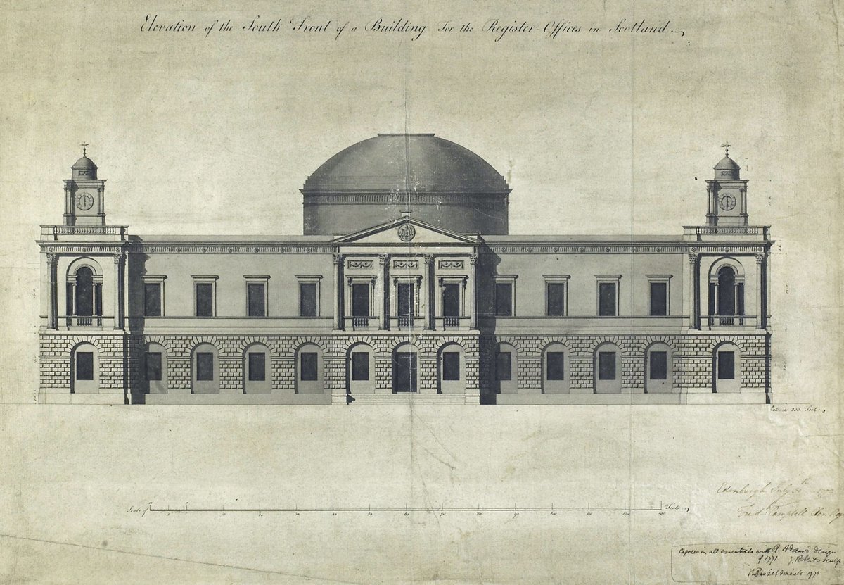 NatRecordsScot's tweet photo. Join us on 27 September for @‌DoorsOpenDays and take a look inside General Register House.

If you can’t make it, you can delve into the history of one of Edinburgh’s most recognisable landmarks now and view original plans 👇

https://t.co/SGiftOXCv0 https://t.co/1xu0D6nqIy