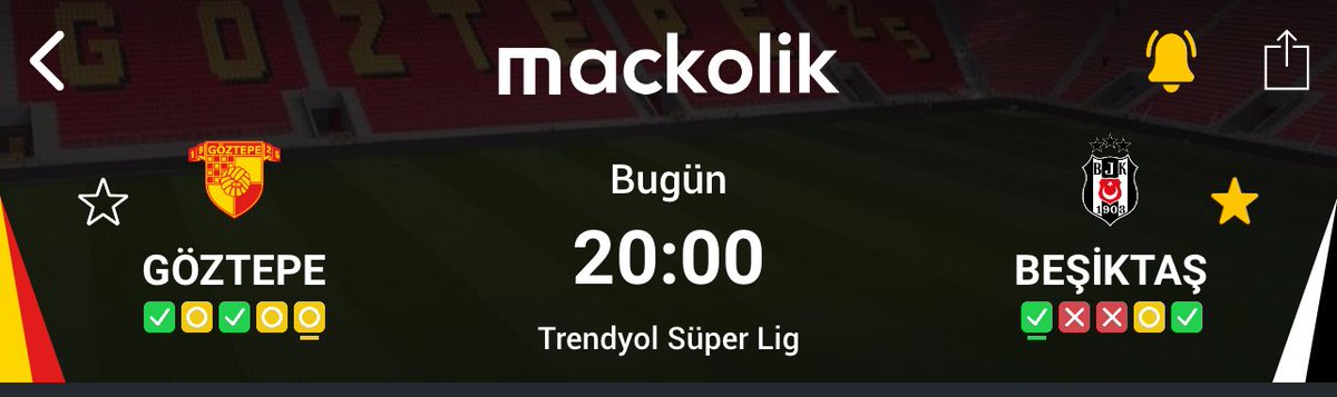 Evet geleneksel skor tahmini ✍️

Me:   1-2 kazanırız.