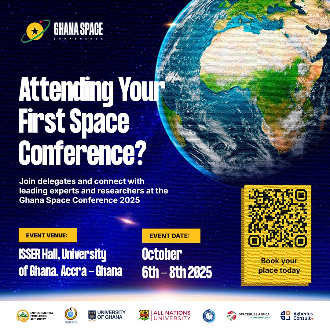 Attending your first #GSC2025?

✨ Before: Check the agenda, read up on speakers &amp; bring business cards.
✨ During: Be open, network &amp; attend plenaries + breakouts.
✨ After: Follow up with connections &amp; stay tuned for more updates.

#GhanaSpaceConference #AfricaSpace