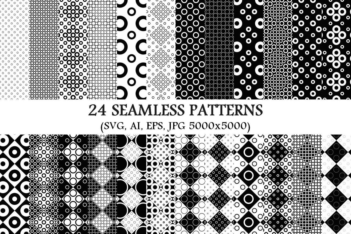 DavidZydd's tweet image. 24 Seamless Circle Patterns Graphic creativefabrica.com/product/24-sea… #DavidZyddVectors  #RepetitivePattern #Geometric #SeamlessPatterns #CirclesPattern #SeamlessVectorPattern #SeamlessVectorPatterns #PatternVectorSet #Circle
