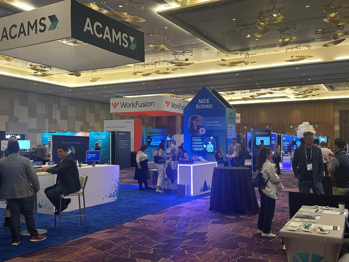 aiNTELLLC's tweet photo. That’s a wrap on an incredible few days at @acams_aml The Assembly in Las Vegas!

Grateful for the conversations, connections, and insights shared across the floor.

Until next year, see you at the next one! https://t.co/NMuPs12R9u