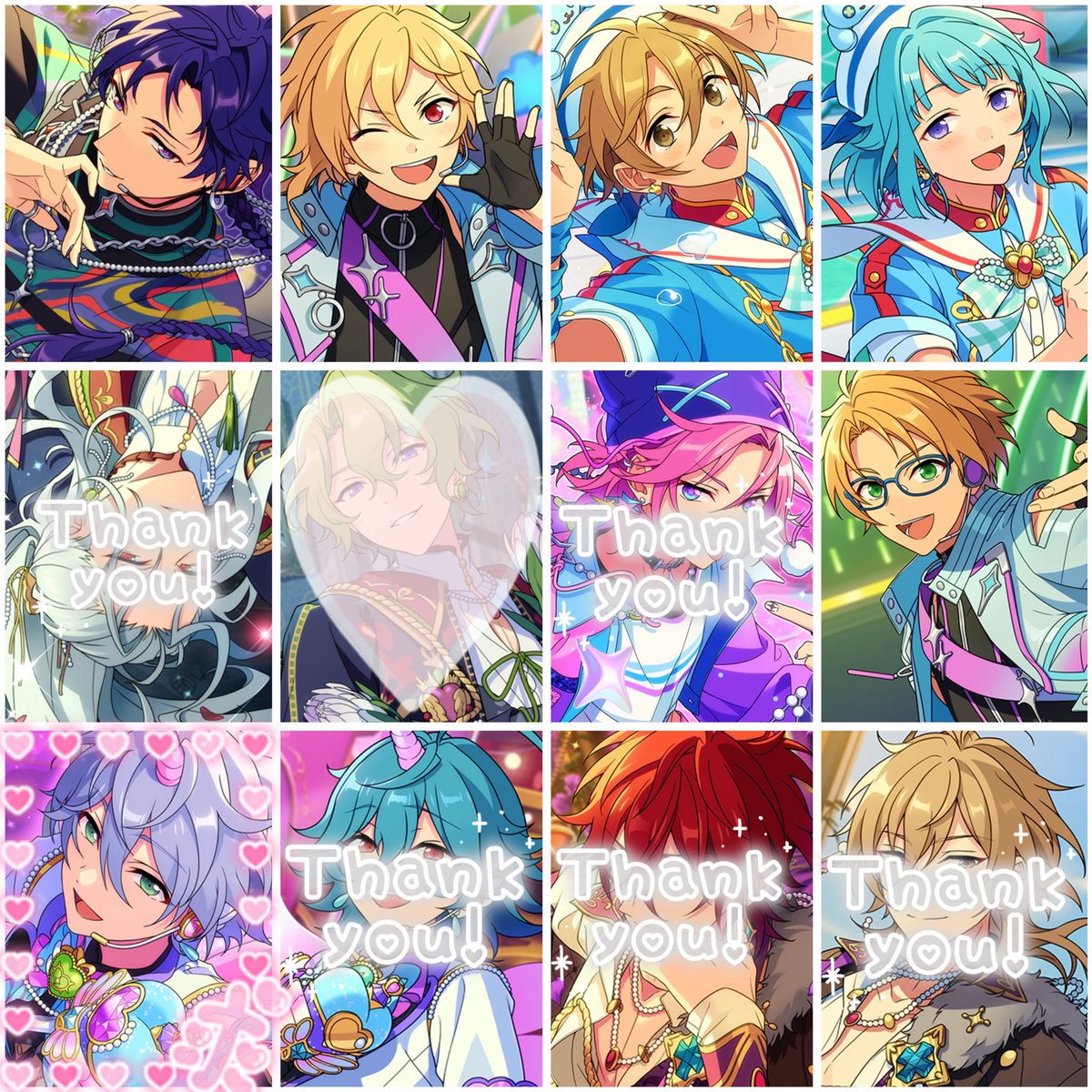あんスタ コレクション缶バッジ コレ缶 Sep. idol
【交換/譲渡】
2box予約予定

譲▶︎弓弦,なずな,友也,創,真　各2

求▶︎カンナ
☆4のみ300円/個+送料

引用元までお気軽にお声掛けください🌸