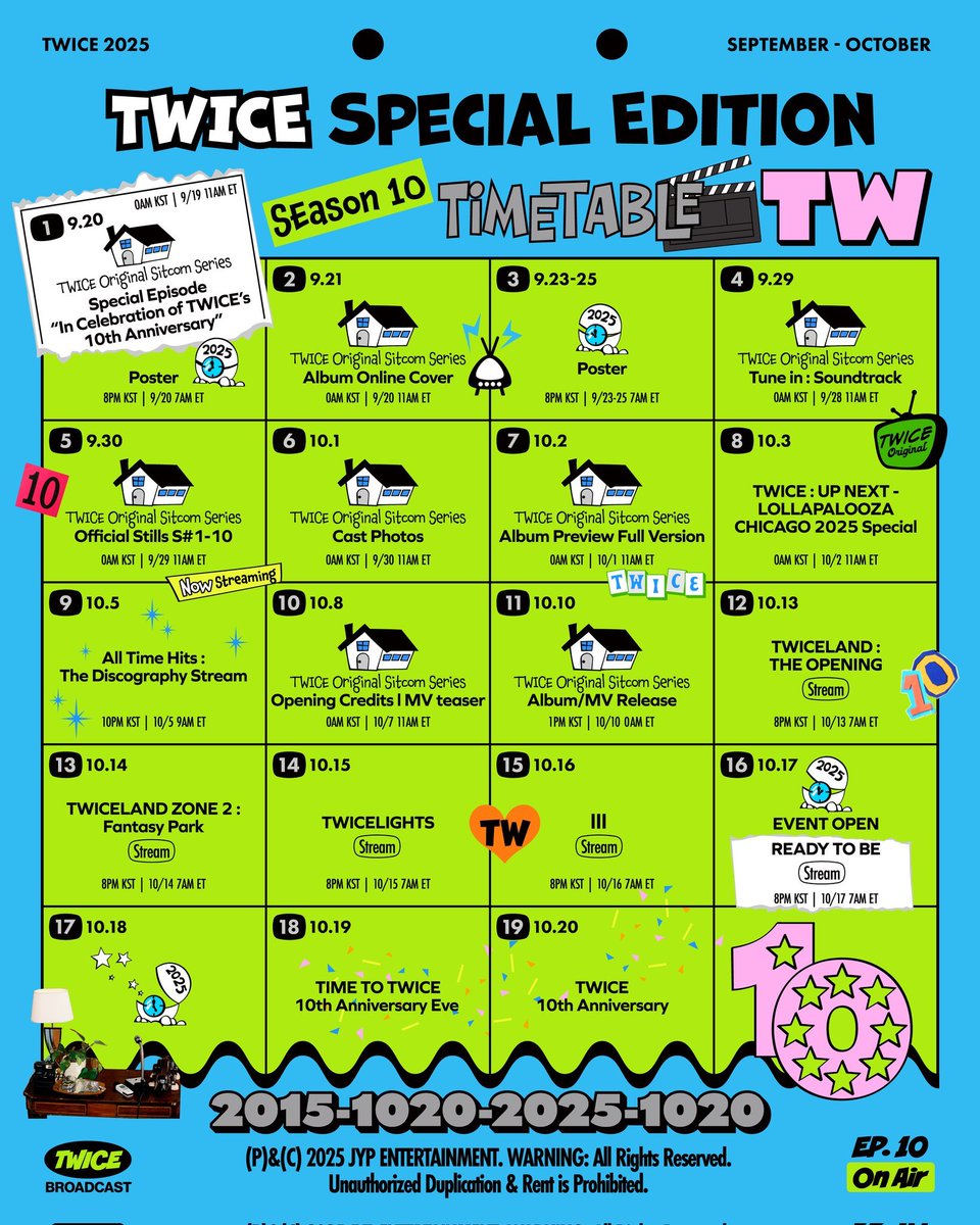 TWICE_Charts's tweet image. .@JYPETWICE is set to release a NEW ALBUM on 10th October at 1PM KST.