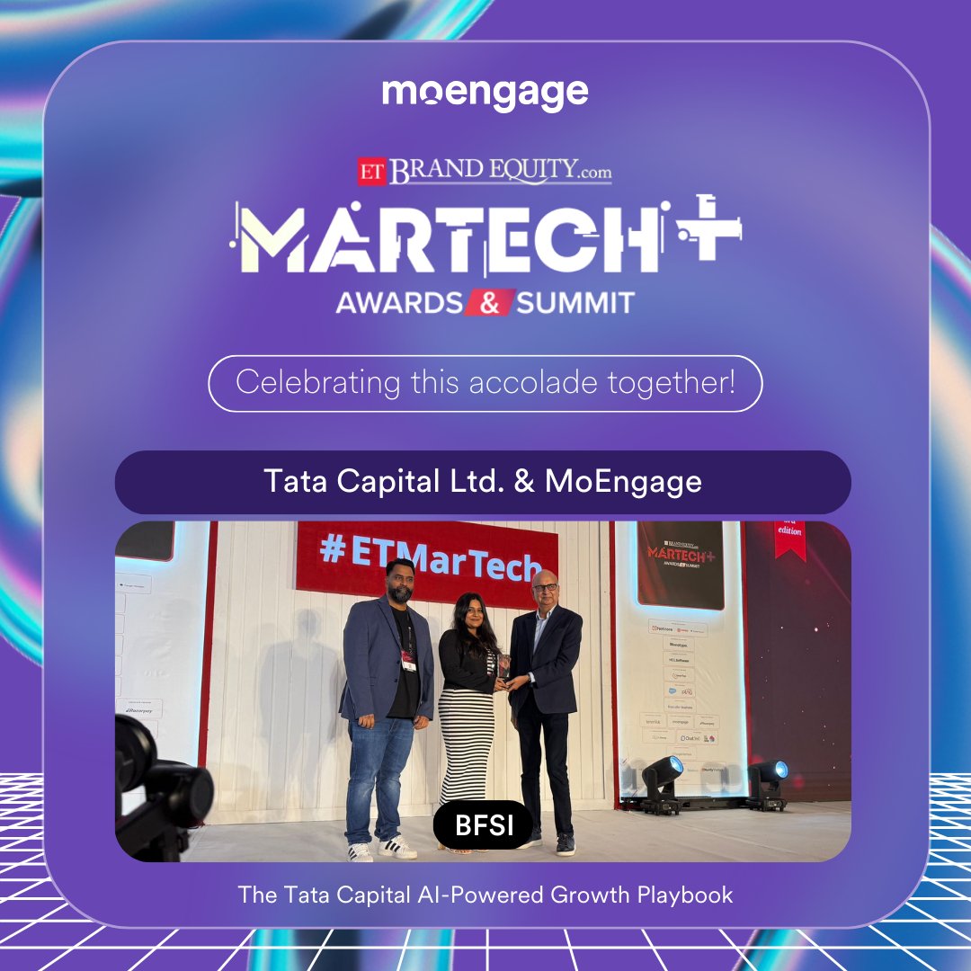 MoEngage tweet media