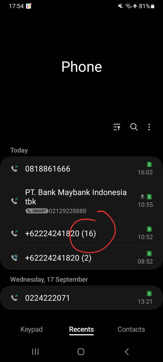 pedabeuleum's tweet photo. @MyMaybank teruk sangat Indonesia branch. I cuba call @MaybankID branch RE. Martadinata, Bandung sebab I ada terima call dari mereka. Namun cuba call back 16 kali pun tak nampak operator hang the phone. Lalu I cuba call pusat Maybank Jakarta, sama pun tak ada hang the phone. https://t.co/jEnDiAtz1d