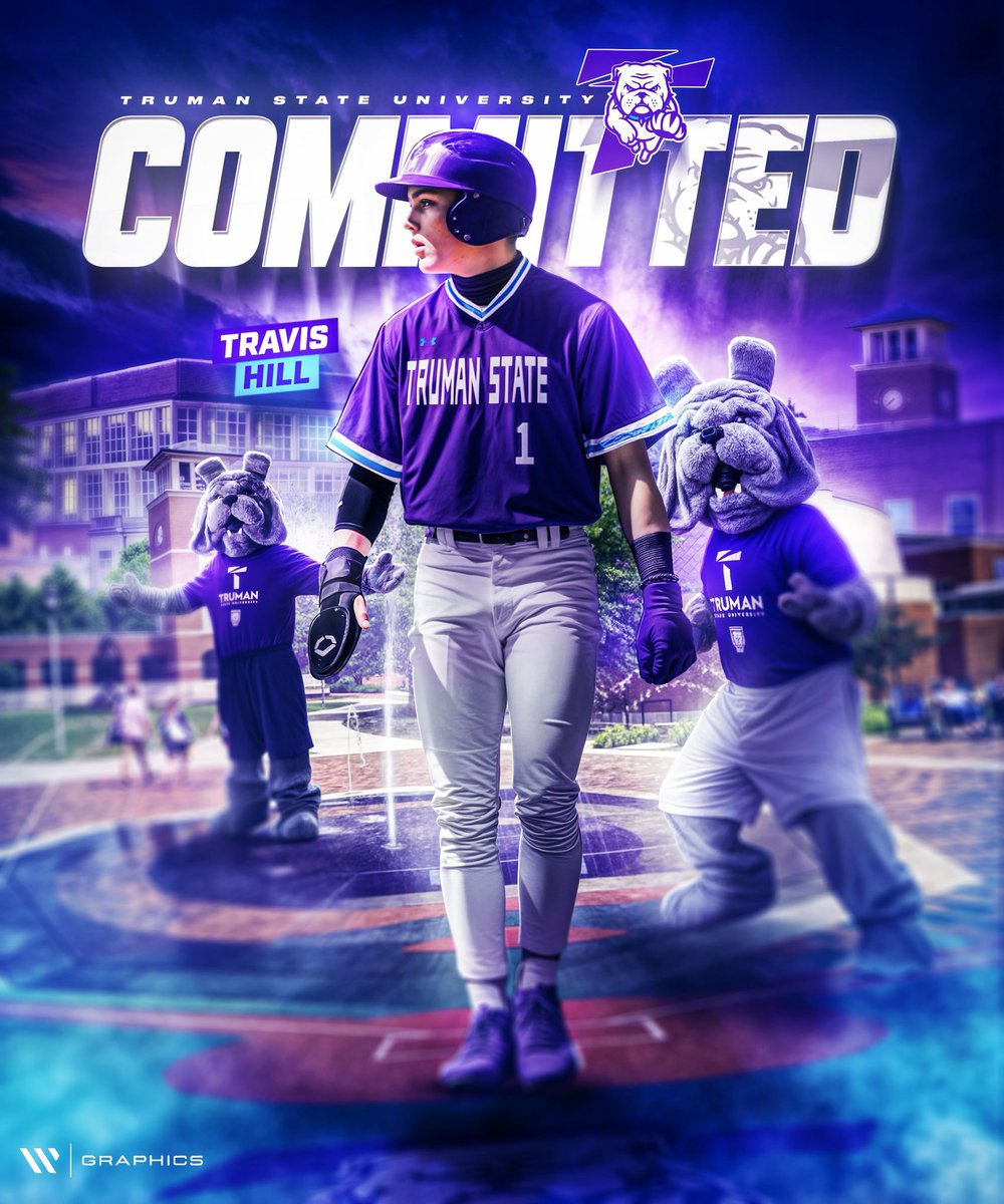 Committed!! Super excited to announce that I will be continuing my academic and baseball career at Truman State University. I first want to thank God for blessing me with this opportunity. A big thank you to my dad for being my coach and baseball mentor throughout my career, I