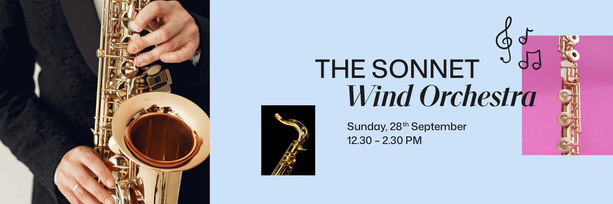 The Sonnet Wind Orchestra, conducted by Rupert Bond, returns to The Glades on Sunday 28 Sept, 12:30–2:30pm.
Enjoy film themes, popular hits &amp; classical favourites in the Central Atrium.
Supporting Driving Ukraine.
theglades.co.uk/events/the-son…