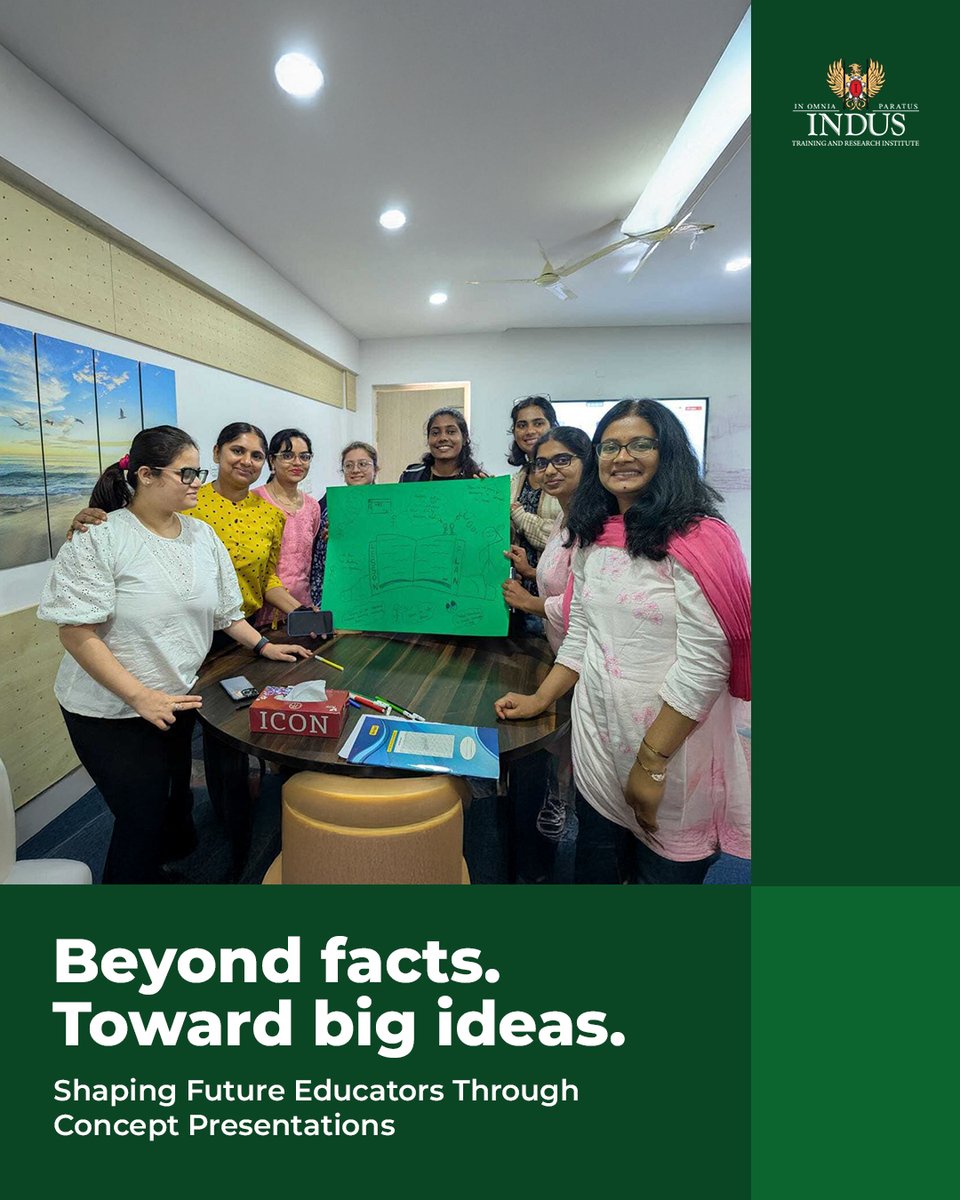 itari_indus's tweet image. PGDE-I trainees are crafting concept presentations building critical thinking, deeper understanding & global perspectives through IB’s concept-based teaching.
Explore PGDE-I: tinyurl.com/b3vce8w3
#ITARI #PGDEI #FutureEducators #IB
