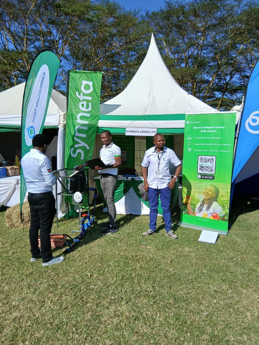 synnefa_KE's tweet image. The sun is doing us really well here in Naivasha.☀️

We are meeting clients, customers and organisations at the Naivasha Horticultural Fair being hosted at the Naivasha Golf Club today and tomorrow.

Come learn more about our solutions built for your farming needs. #SmartFarming