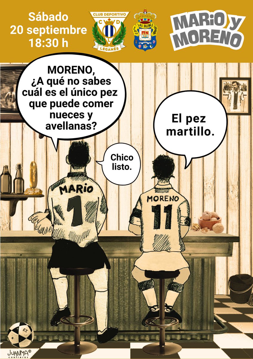 🥒⚽️🍌
<a href="/CDLeganes/">C.D. Leganés</a> vs Unión Deportiva Las Palmas
#leganeslaspalmas