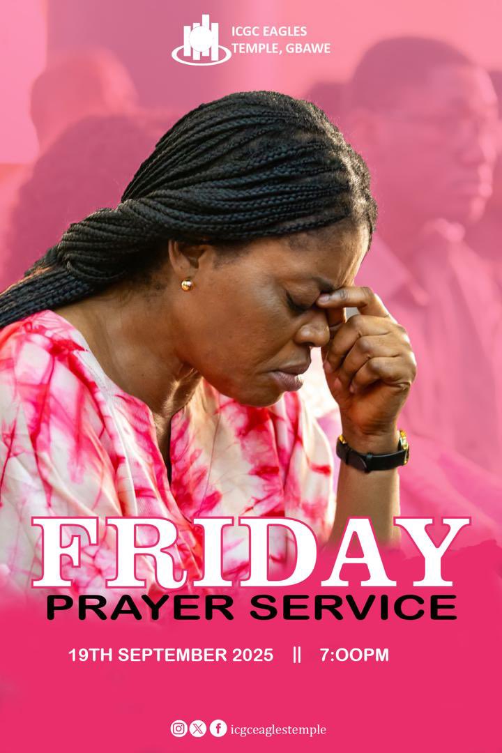 eaglestemple's tweet photo. Join us tonight for a powerful time of prayer and intercession!

#ICGCEaglesTemple https://t.co/5hnitKOlLj