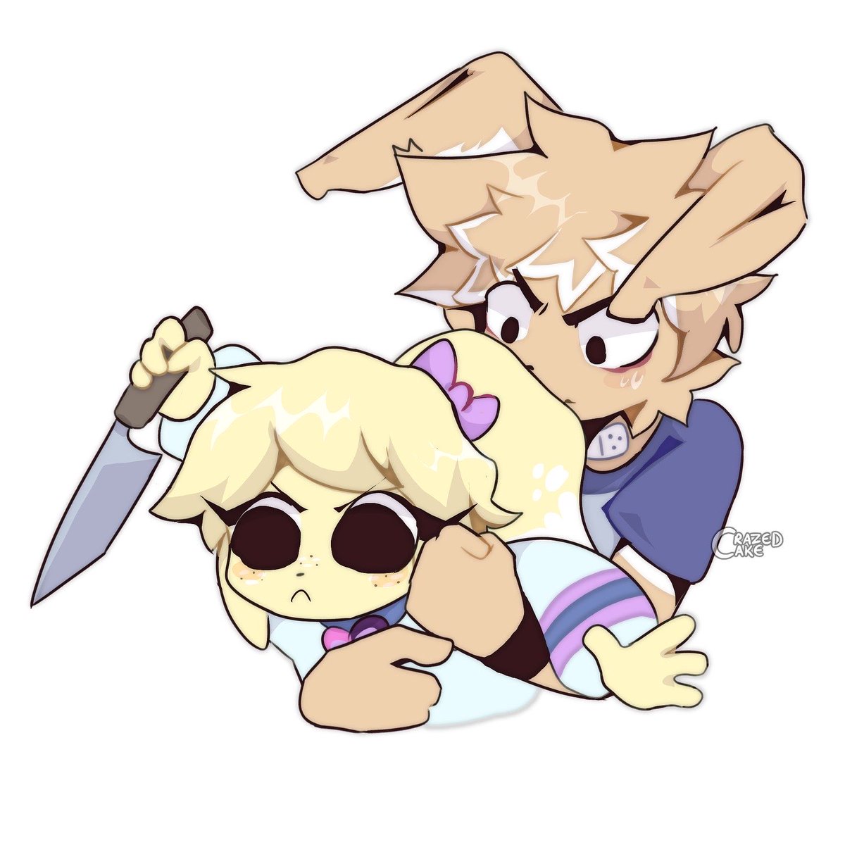 A KNIFE???