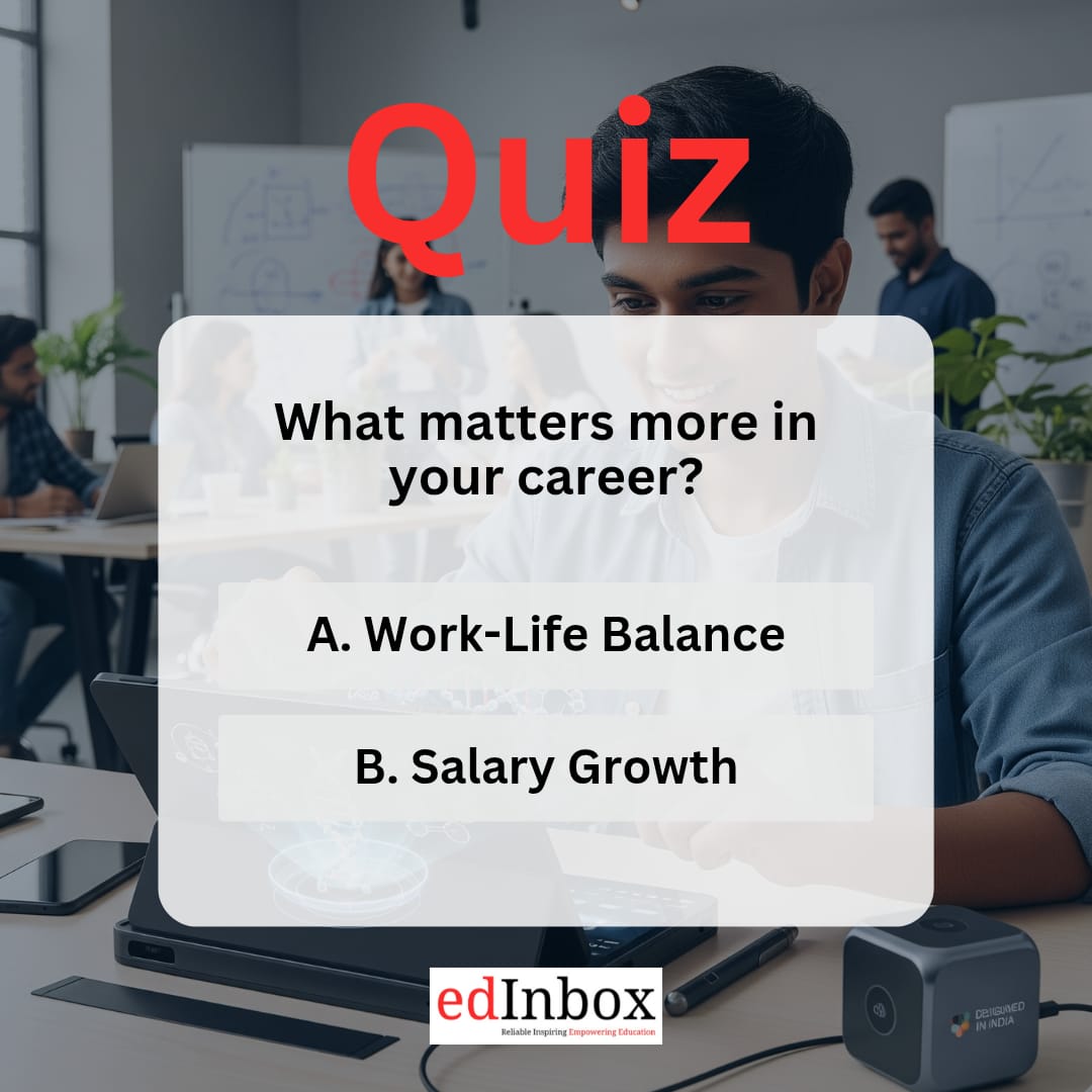 edInboxMedia's tweet image. Students &amp;amp; young professionals, we want to know your career priorities!
 👉 What’s more important to YOU?
A) Work-Life Balance
 B) Salary Growth
Drop your vote ⬇️ and let’s settle this debate once and for all! 🔥
 #Edinbox #CareerChoices #GenZDecides